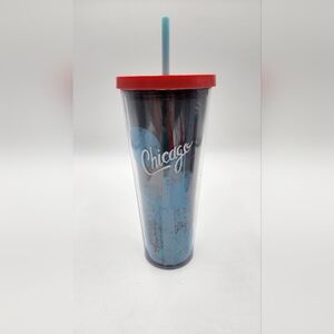Starbucks Chicago  Acrylic Cold Cup Tumbler Venti 24oz